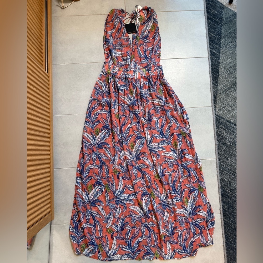American & Beyond Floral Maxi Dress - Multicolor A&B